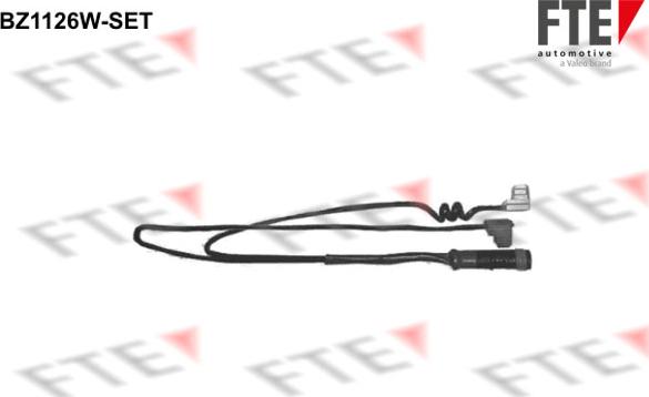 FTE BZ1126W-SET - Сигнализатор, износ тормозных колодок autodnr.net