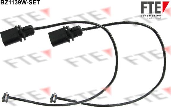 FTE BZ1139W-SET - Сигнализатор, износ тормозных колодок avtokuzovplus.com.ua