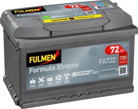 Fulmen FA722 - Стартерна акумуляторна батарея, АКБ autocars.com.ua