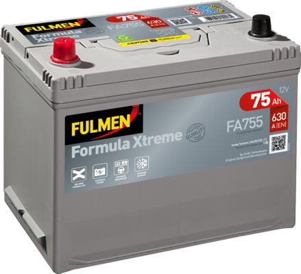 Fulmen FA755 - Стартерна акумуляторна батарея, АКБ autocars.com.ua