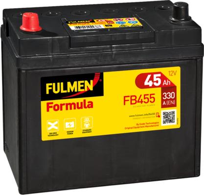 Fulmen FB455 - Стартерна акумуляторна батарея, АКБ autocars.com.ua