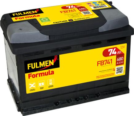 Fulmen FB741 - Стартерна акумуляторна батарея, АКБ autocars.com.ua