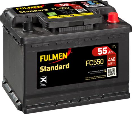 Fulmen FC550 - Стартерна акумуляторна батарея, АКБ autocars.com.ua