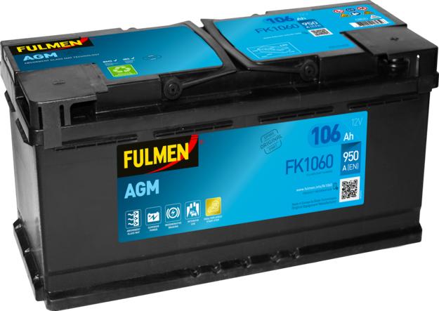 Fulmen FK1060 - Стартерна акумуляторна батарея, АКБ autocars.com.ua
