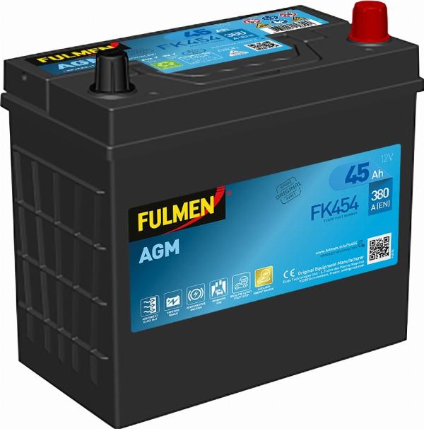 Fulmen FK454 - Стартерна акумуляторна батарея, АКБ autocars.com.ua