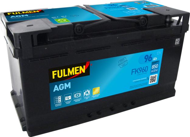 Fulmen FK960 - Стартерна акумуляторна батарея, АКБ autocars.com.ua