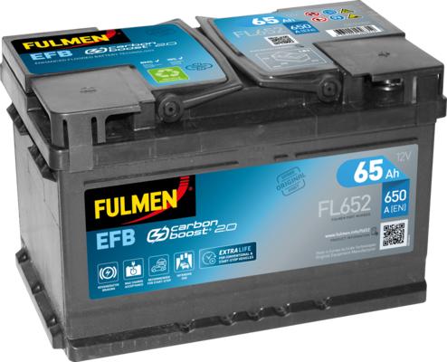 Fulmen FL652 - Стартерная аккумуляторная батарея, АКБ autodnr.net