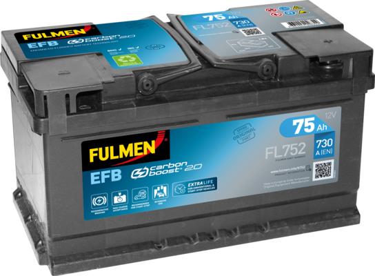 Fulmen FL752 - Стартерна акумуляторна батарея, АКБ autocars.com.ua
