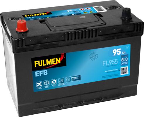 Fulmen FL955 - Стартерная аккумуляторная батарея, АКБ autodnr.net