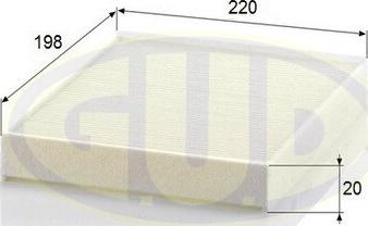 G.U.D. GCF2035 - Фільтр, повітря у внутрішній простір autocars.com.ua