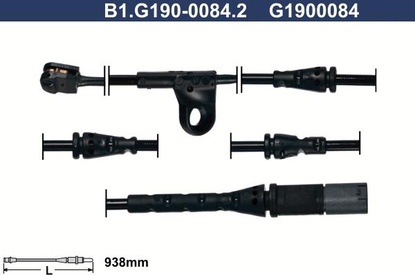 Galfer B1.G190-0084.2 - Сигнализатор, износ тормозных колодок avtokuzovplus.com.ua