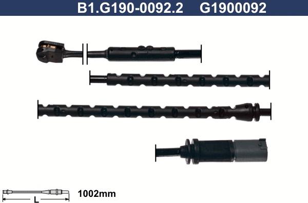 Galfer B1.G190-0092.2 - Сигнализатор, износ тормозных колодок avtokuzovplus.com.ua