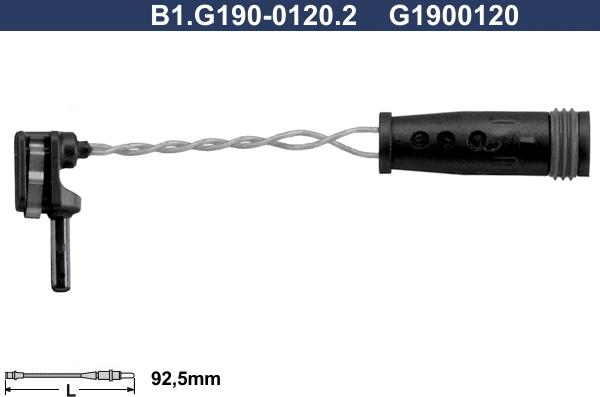 Galfer B1.G190-0120.2 - Сигнализатор, износ тормозных колодок avtokuzovplus.com.ua
