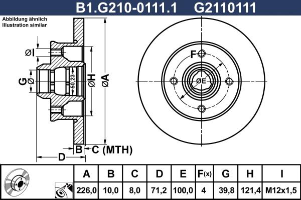GMC 92041803 - Гальмівний диск autocars.com.ua