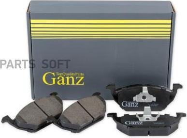 Ganz GIJ09036 - Тормозные колодки, дисковые, комплект autodnr.net
