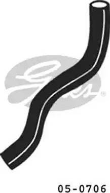 GATES 05-0706 - Шланг радіатора autocars.com.ua