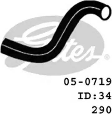 GATES 05-0719 - Шланг радіатора autocars.com.ua