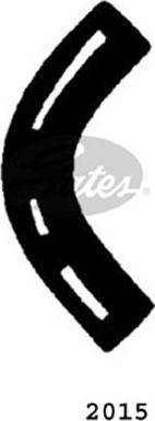 GATES 2015 - Шланг радіатора autocars.com.ua