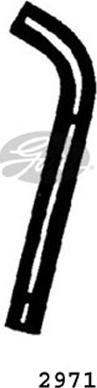 GATES 2971 - Шланг радіатора autocars.com.ua