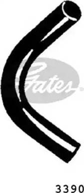 Gates 3390 - Шланг радіатора autocars.com.ua