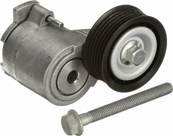 GATES T38414 - Натягувач ременя, клинові зуб. autocars.com.ua