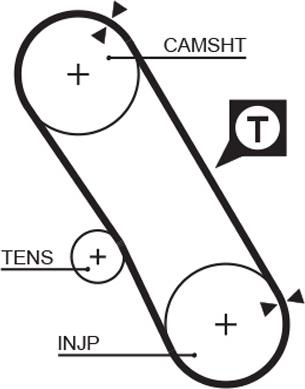 GATES 5061XS - Ремінь ГРМ autocars.com.ua