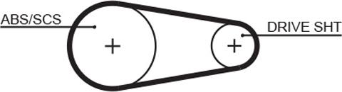 GATES 5204XS - Ремінь ГРМ autocars.com.ua