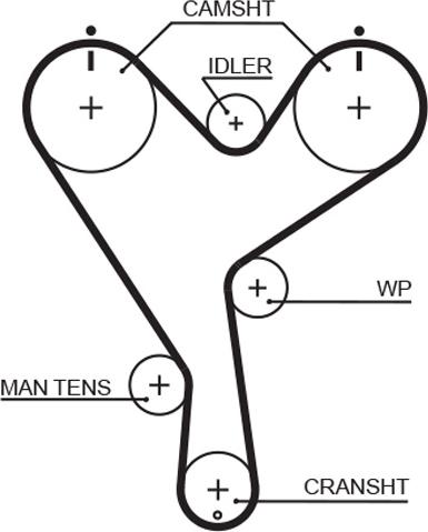 GATES 5402XS - Ремінь ГРМ autocars.com.ua
