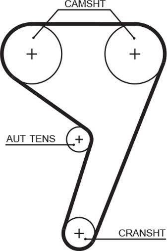 GATES 5433XS - Ремінь ГРМ autocars.com.ua