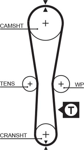 GATES 5454XS - Ремінь ГРМ autocars.com.ua