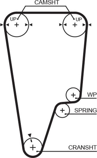 GATES 5505XS - Ремінь ГРМ autocars.com.ua