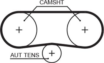 GATES 5516XS - Ремінь ГРМ autocars.com.ua