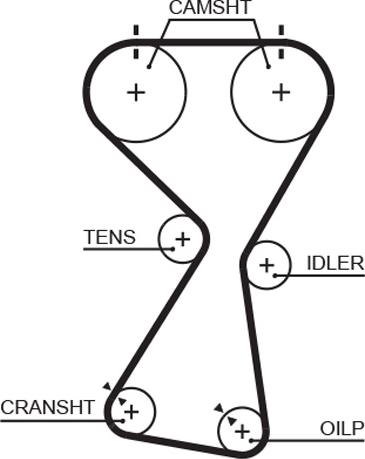 GATES 5534XS - Ремінь ГРМ autocars.com.ua