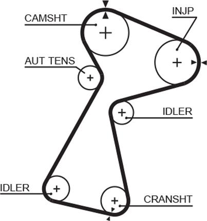 GATES 5561XS - Ремінь ГРМ autocars.com.ua