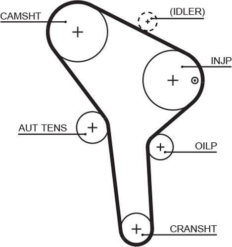 GATES 5564 XS - Ремінь ГРМ autocars.com.ua