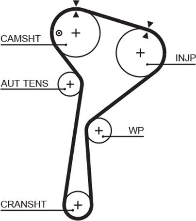 GATES 5578XS - Ремінь ГРМ autocars.com.ua