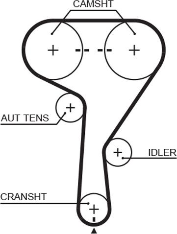 GATES 5603XS - Ремінь ГРМ autocars.com.ua