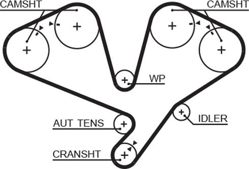 GATES 5611XS - Ремінь ГРМ autocars.com.ua