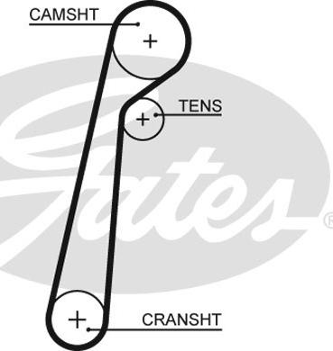 Gates 5652XS - Ремінь ГРМ autocars.com.ua