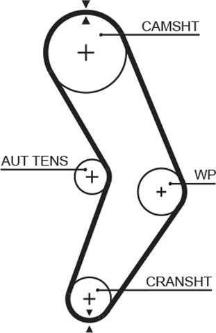 GATES 5662XS - Ремінь ГРМ autocars.com.ua