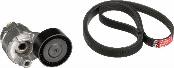 GATES K015PK1200 - Поликлиновий ремінний комплект autocars.com.ua