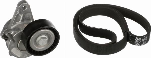 GATES K016PK1025 - Поликлиновий ремінний комплект autocars.com.ua
