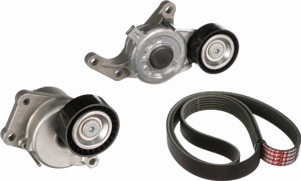 GATES K016PK1073EST - Поликлиновий ремінний комплект autocars.com.ua