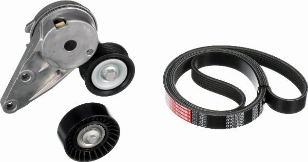 GATES K016PK1535XS - Поликлиновий ремінний комплект autocars.com.ua