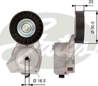 Gates K016PK2345 - Поликлиновий ремінний комплект autocars.com.ua