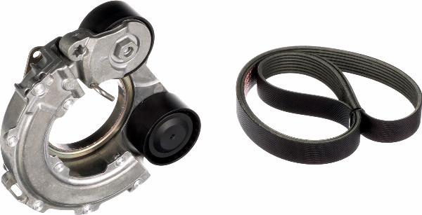 GATES K017PK1065XS - Поликлиновий ремінний комплект autocars.com.ua