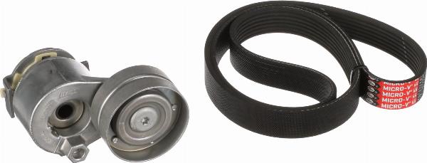 GATES K017PK1125 - Поликлиновий ремінний комплект autocars.com.ua