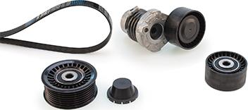 GATES K017PK1600 - Поликлиновий ремінний комплект autocars.com.ua