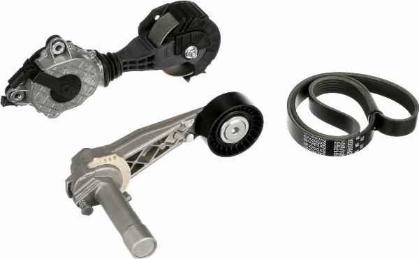 GATES K026PK893XS - Поликлиновий ремінний комплект autocars.com.ua