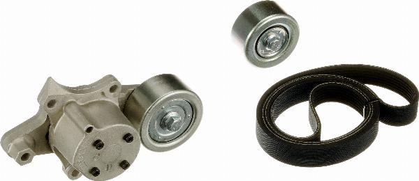 GATES K027PK2053 - Поликлиновий ремінний комплект autocars.com.ua